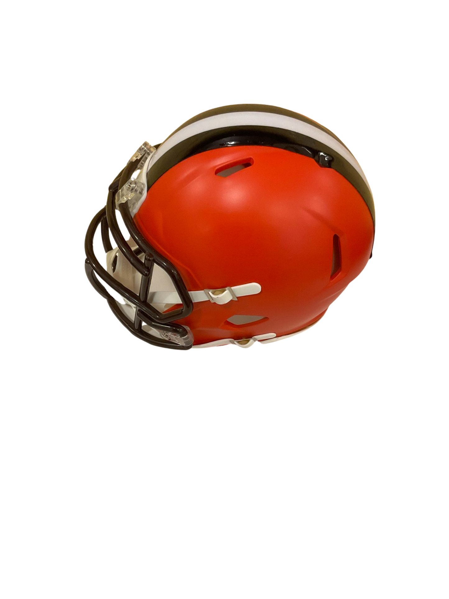Elijah Moore Signed Cleveland Mini Football Helmet (PIA & JSA)