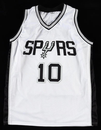 Dennis Rodman Autographed San Antonio Custom Basketball white Jersey (PIA)