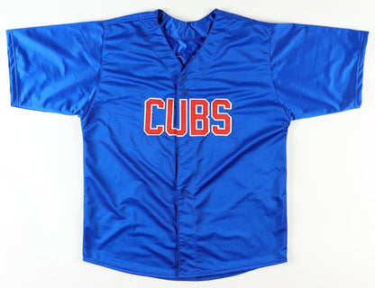 Sammy Sosa Signed Chicago Custom Autographed Blue Baseball Jersey (PIA & JSA) 609 HRS