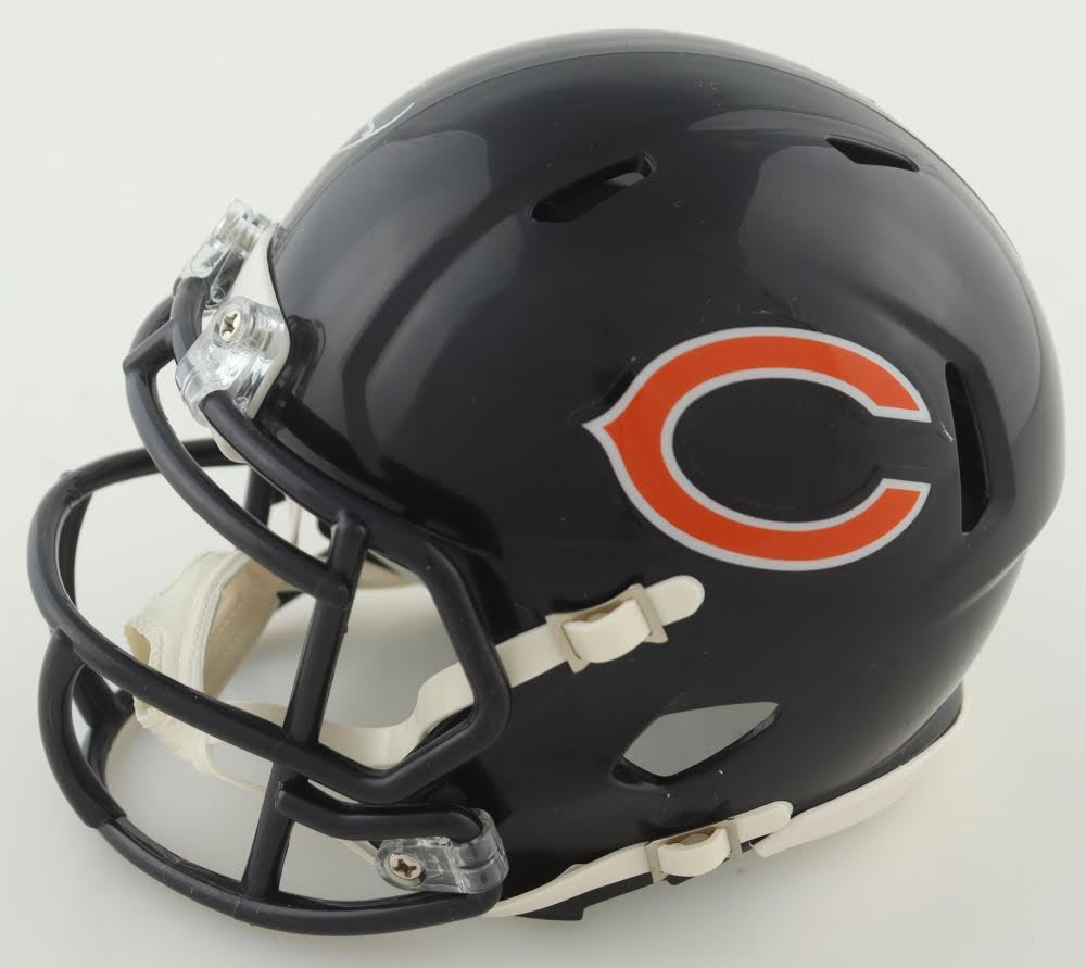Julius Peppers Signed Chicago Mini Football Speed Helmet (PIA & JSA)