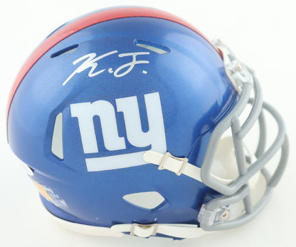 Kayvon Thibodeaux Signed New York Blue Speed Mini Football Helmet (PIA/JSA)