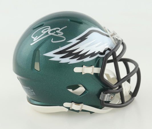 Donovan McNabb Signed Eagles Speed Mini Football Helmet PIA