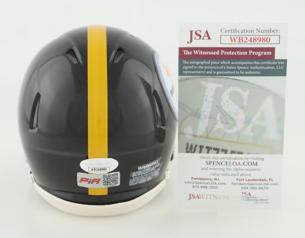 Maurkice Pouncey Pittsburgh Speed Signed Mini Football Helmet (JSA)