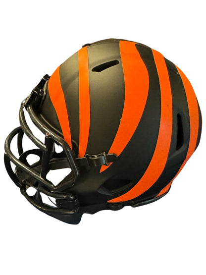 Ja’Marr Chase Cincinnati Eclipse Mini Football Helmet (JSA & PIA)