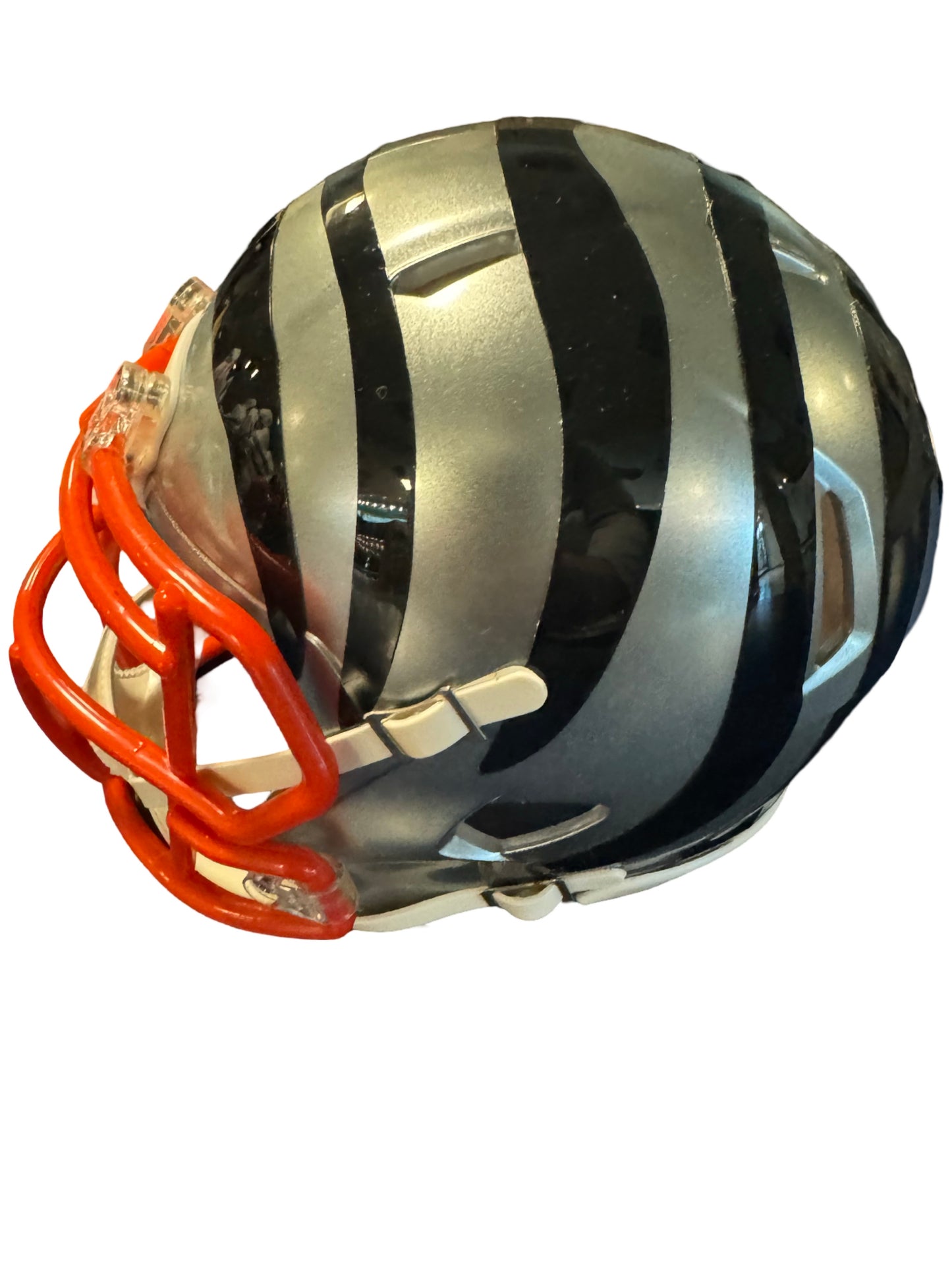 Ja’Marr Chase Cincinnati Flash Mini Football Helmet (JSA & PIA)