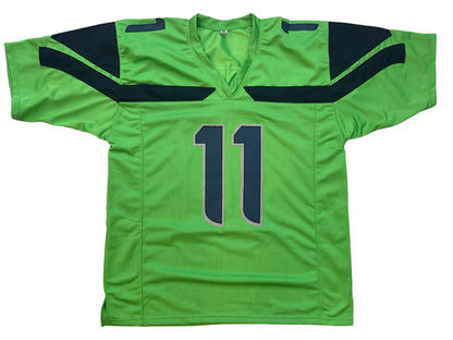 Jaxon Smith-Njigba Signed Seattle Green Football Jersey (JSA & PIA)