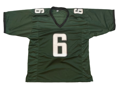 DeVonta Smith Signed Philadelphia Green Football Jersey (JSA)