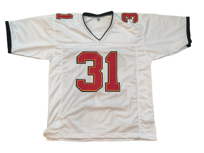 Antonio Winfield Jr Custom Tampa Bay Autographed White Football Jersey (JSA)