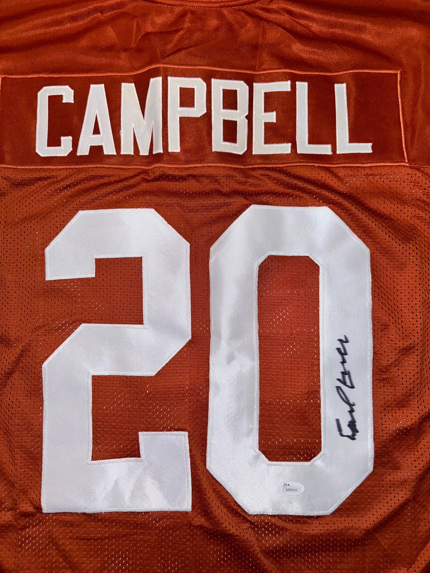 Earl Cambell Signed Custom Autographed Football Jersey (PIA/JSA)