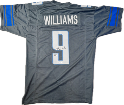 Jameson Williams Signed Packers Custom Autographed Football Jersey (PIA/JSA)