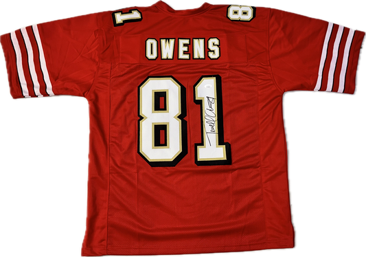 Terrell Owens Signed Custom Autographed Football Jersey (PIA/JSA)