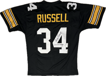 Andy Russell Custom Pittsburgh Autographed Football Jersey (JSA)