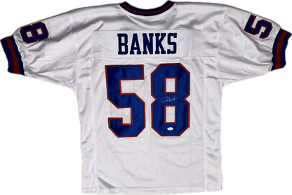 Carl Banks Custom New York Autographed Football Jersey (JSA)