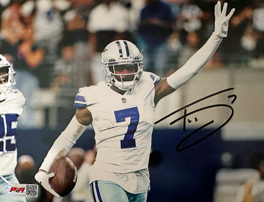 Trevon Diggs Signed 8x10Autographed Photograph Cowboys
