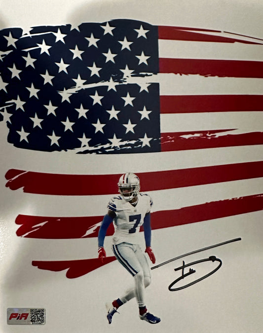 Trevon Diggs Signed 8x10Autographed Photograph Cowboys