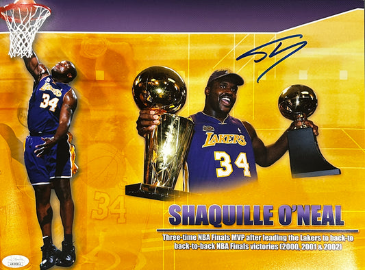 Shaquille O'Neal Signed 11x14 Autographed Photo Champs (PIA)