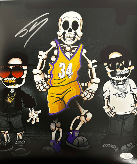 Shaquille O'Neal Signed Lakers 11x14 Autographed Photo Los Angeles (PIA)