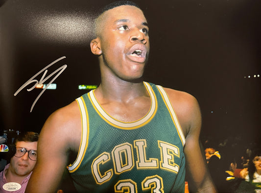 Shaquille O'Neal Signed 11x14 Autographed Photo High School Cole (PIA)