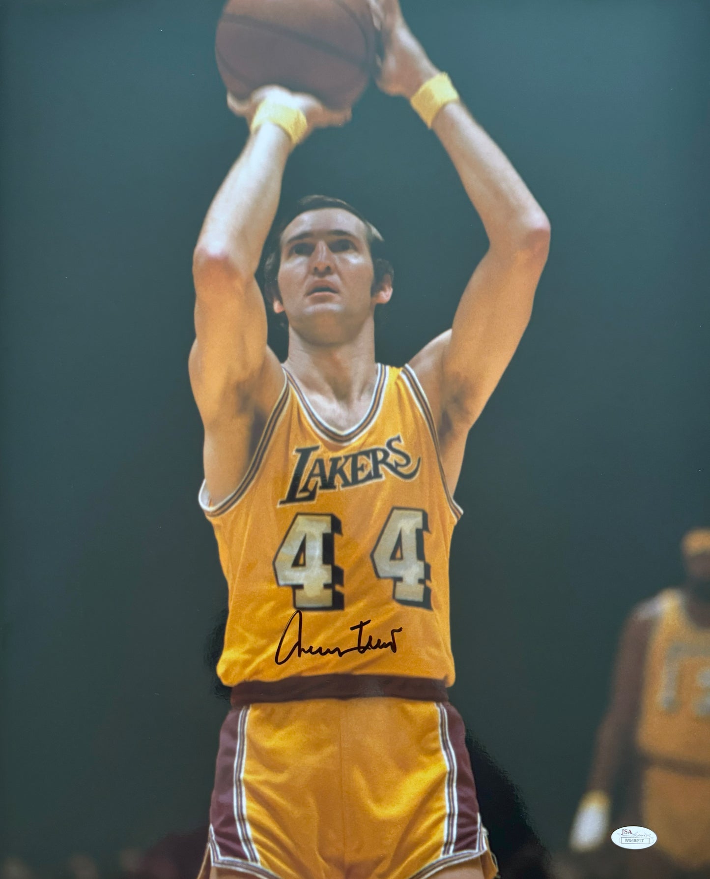 Jerry West Signed 16x20 Los Angeles Autographed Photograph JSA