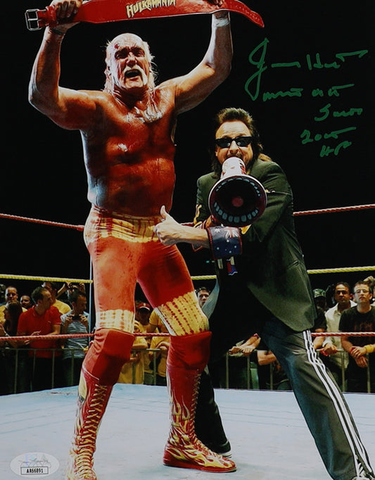 Jimmy Hart WWE Autographed Photo 8x10 JSA
