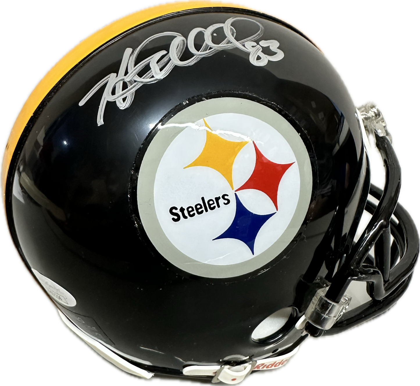 Heath Miller Pittsburgh Signed Mini Football Helmet (JSA)