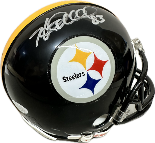 Heath Miller Pittsburgh Signed Mini Football Helmet (JSA)