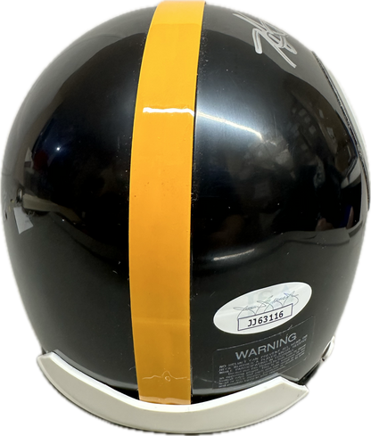Heath Miller Pittsburgh Signed Mini Football Helmet (JSA)