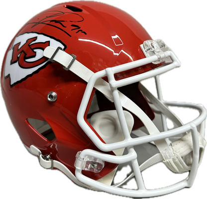 Chris Jones Kansas City Full Size Home Speed Football Helmet (PIA)