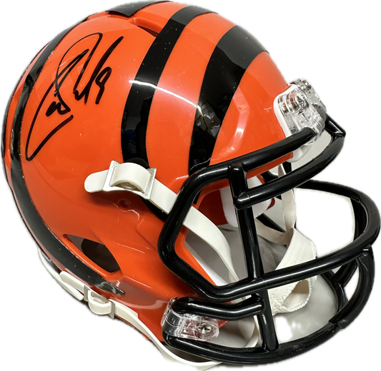 Carson Palmer Signed Cincinnati Mini Football Helmet (JSA)