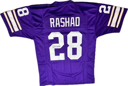 Ahmad Rashad Signed Custom Football Jersey (JSA)