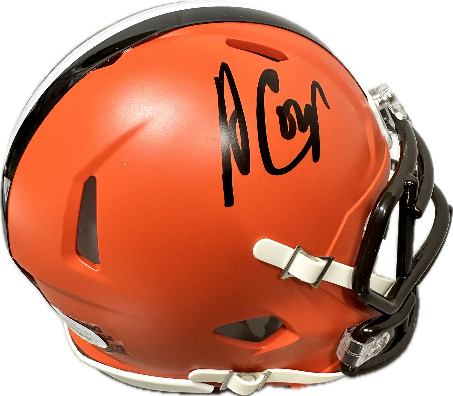 Amari Cooper Cleveland Speed Signed Mini Football Helmet PIA JSA