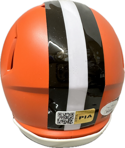 Amari Cooper Cleveland Speed Signed Mini Football Helmet PIA JSA