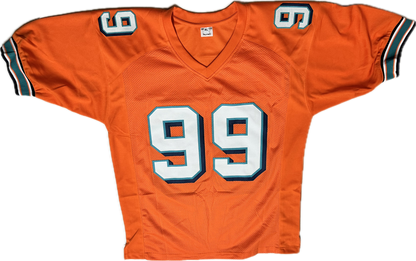 Jason Taylor Signed Custom Miami Football Jersey (PIA)