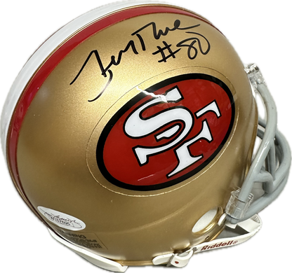 Jerry Rice Signed San Fran Speed Mini Football Helmet (PIA/JSA)