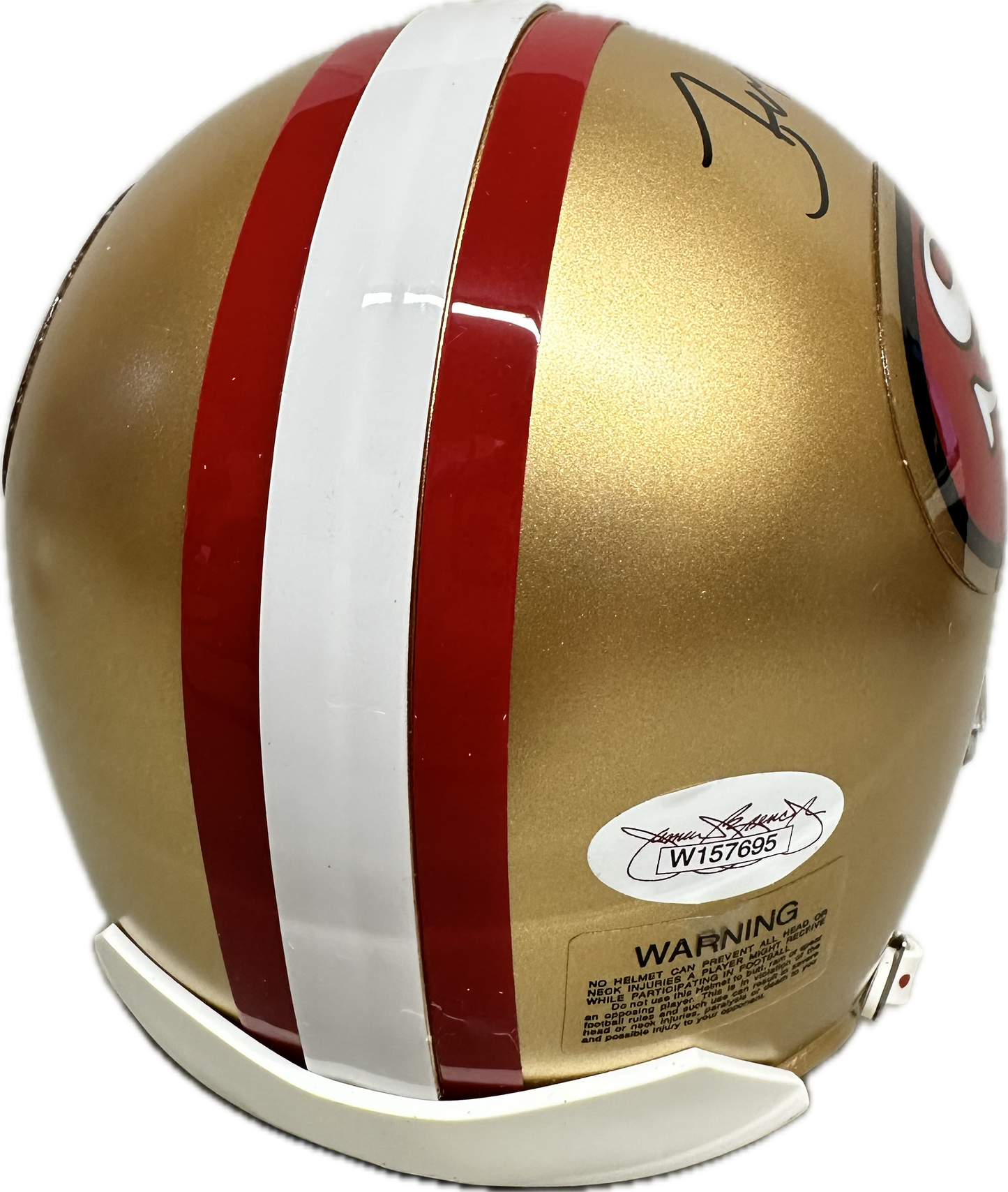 Jerry Rice Signed San Fran Speed Mini Football Helmet (PIA/JSA)