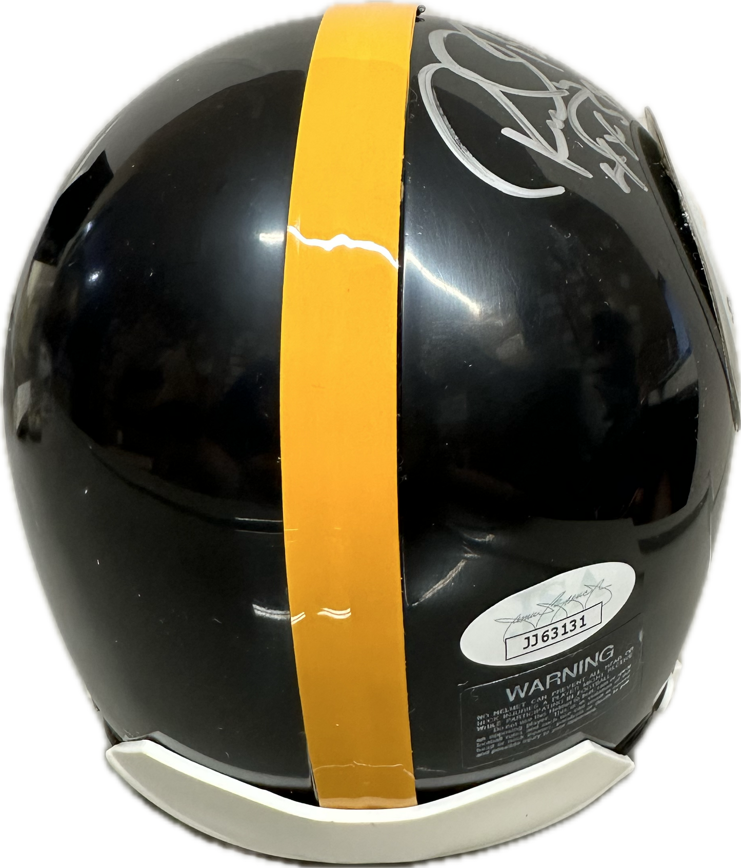 Rocky Bleier Pittsburgh Signed Mini Football Helmet (JSA) 4xSB Champs