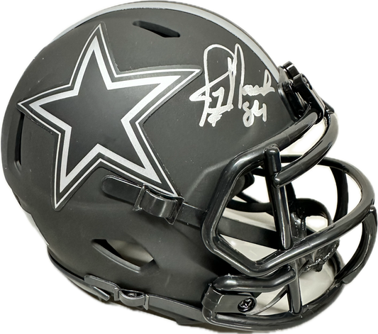 Jay Novacek Dallas Eclipse Signed Mini Football Helmet (JSA)