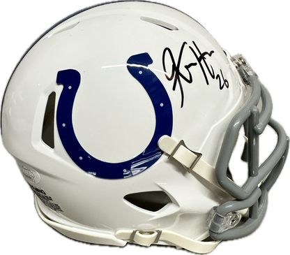 Kelvin Hayden Indianapolis White Mini Football Helmet (JSA)