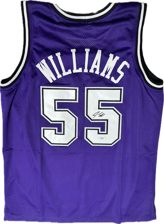 Jason Williams Autographed Sacramento Custom Basketball Jersey (JSA)