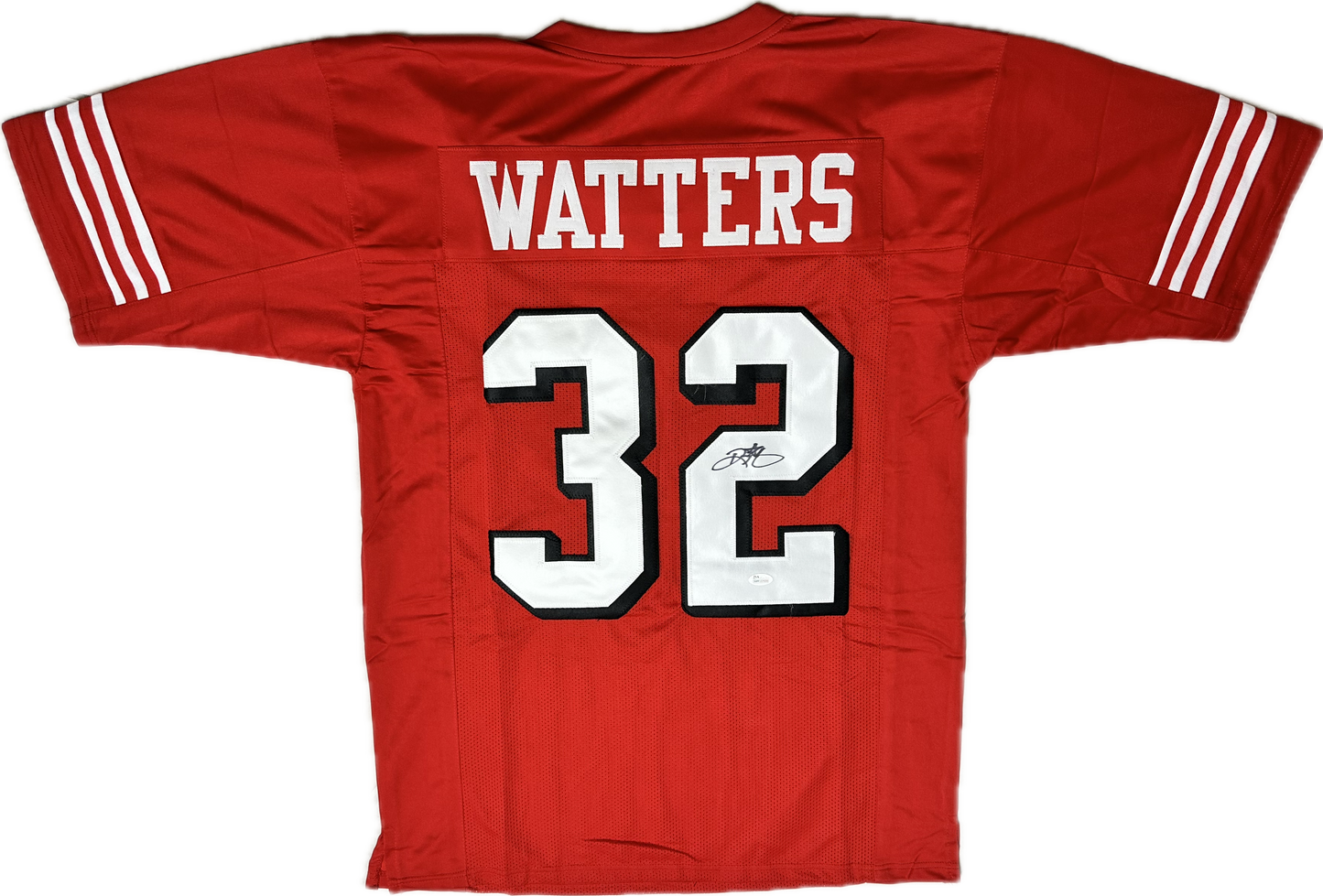 Ricky Watters Custom San Franscico Autographed Football Jersey (PIA/JSA)