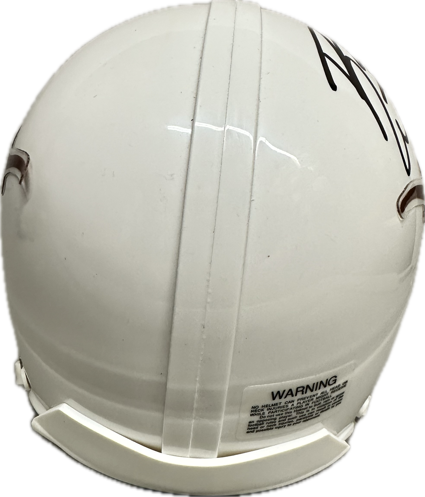 Texas White Signed Mini Football Helmet (JSA)