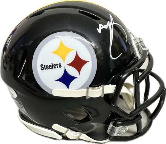 Minkah Annane Fitzpatrick  Pittsburgh Signed Speed Mini Football Helmet (JSA)