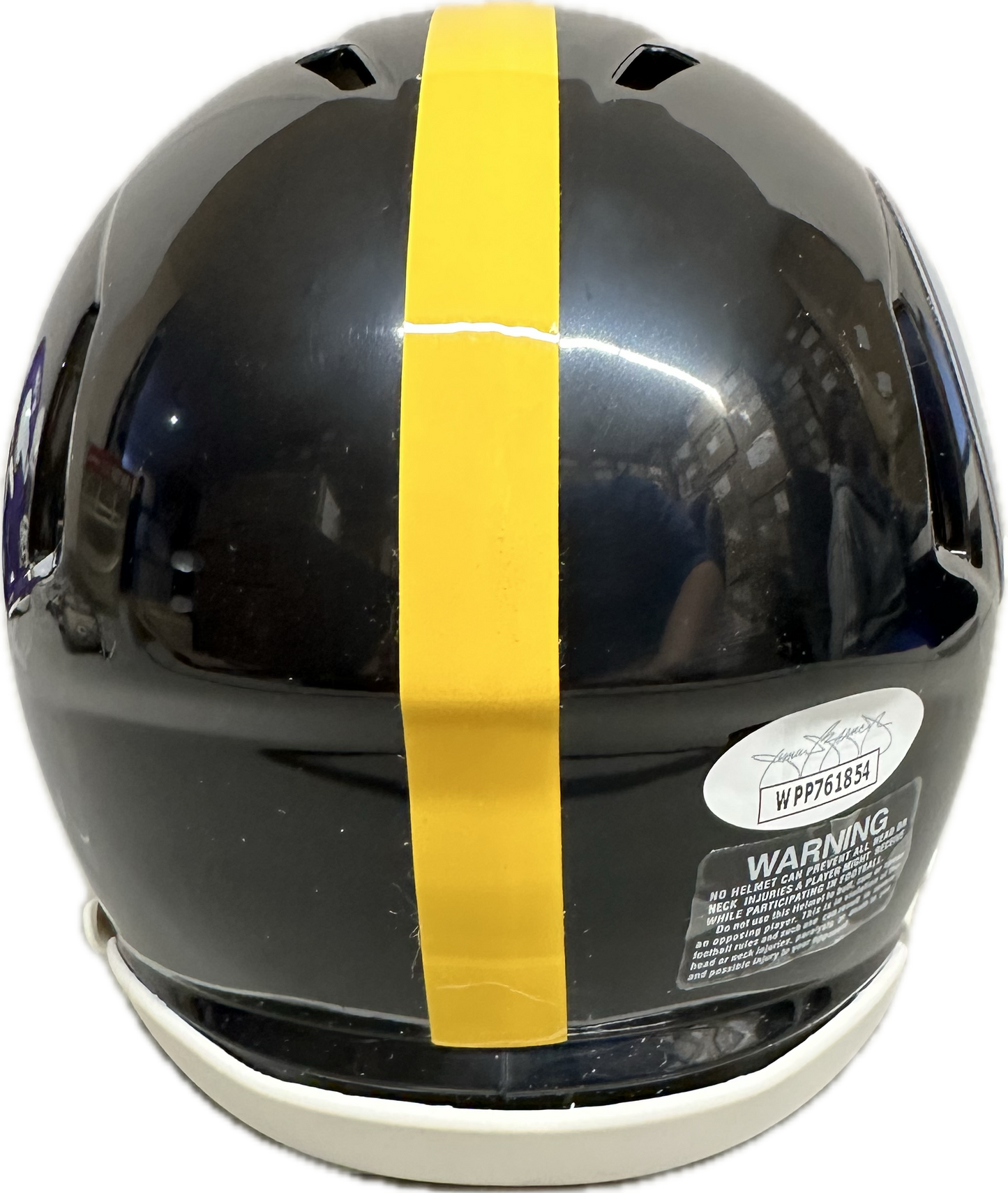 Minkah Annane Fitzpatrick  Pittsburgh Signed Speed Mini Football Helmet (JSA)