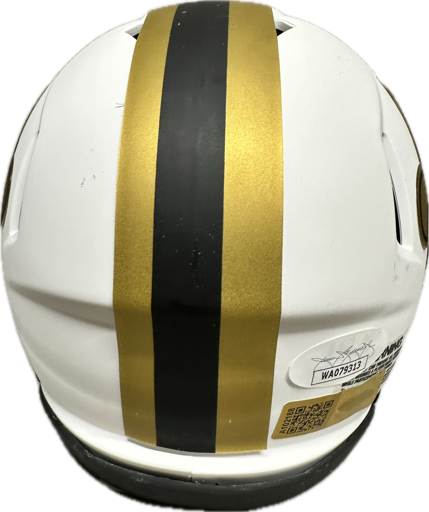 Tre'Quan Smith  New Orleans Signed Lunar Mini Football Helmet (JSA)