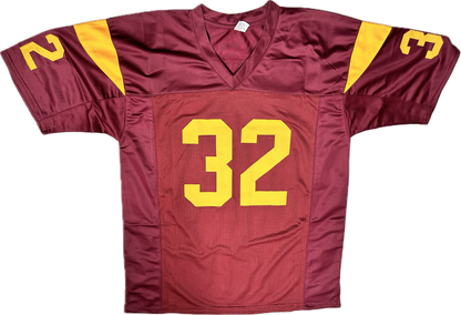 O.J. Simpson Custom Autographed Football Jersey (JSA)