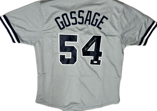 Goose Gossage Signed Custom New York Autographed Baseball Jersey (JSA)