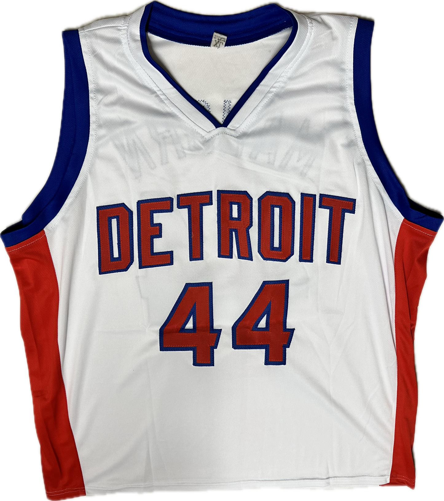 Rick Mahorn Signed Custom Detroit Basketball Jersey (PIA)