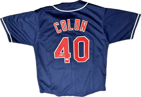 Bartolo Colon Signed Custom Cleveland Baseball Jersey (JSA)