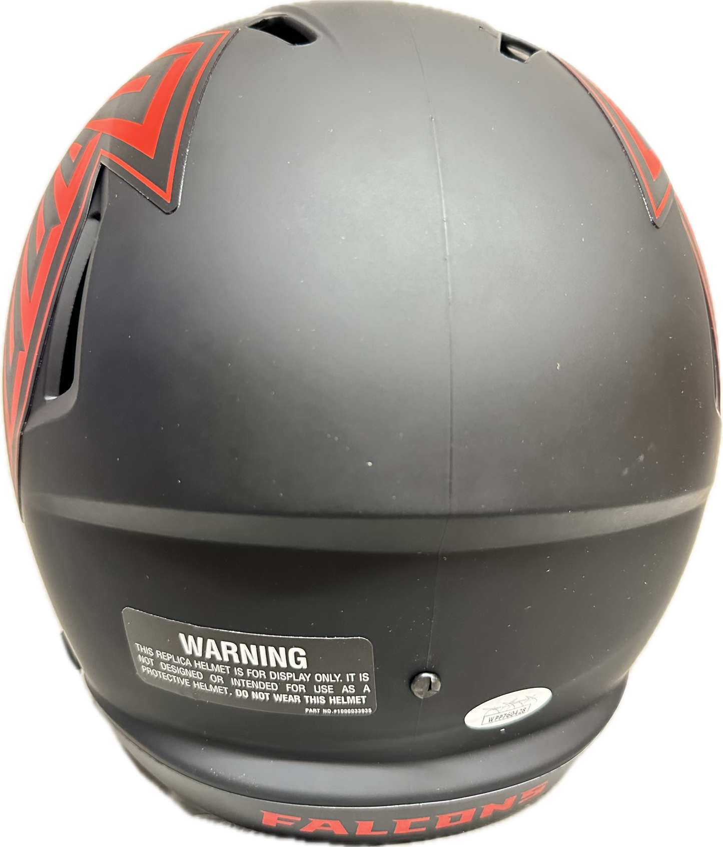 Mike Vick "Round 1 Pick 1" Inscription Atlanta Full Size Black Eclipse Speed Rep Football Helmet (JSA)