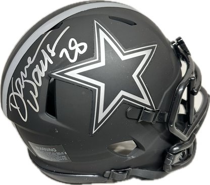 Darren Woodson Dallas Eclipse Signed Mini Football Helmet (JSA)